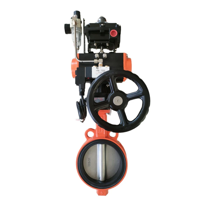 Pneumatic Kontwòl Papiyon Valv