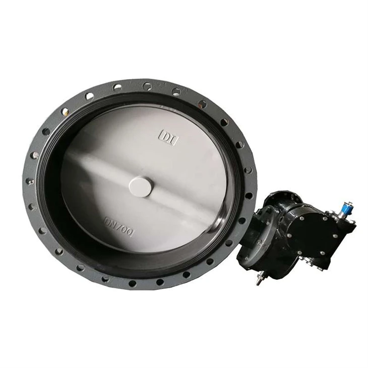 Gwo Dyamèt Turbine Flange Papiyon Valv