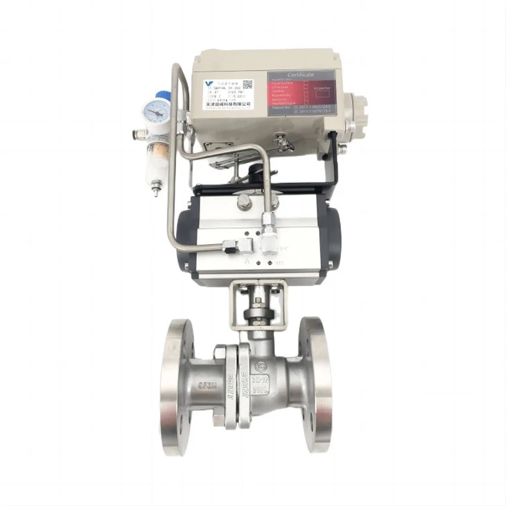 Pneumatic reglemante valv boul