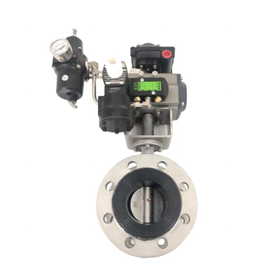 Pneumatic Nerjaveèi asye bride papiyon valv
